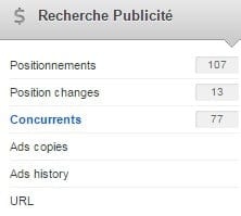 recherches publicités adwords