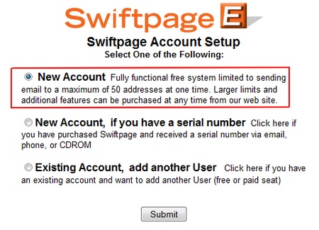 emailing gratuit swiftpage