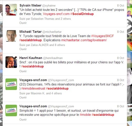 Comment réussir un bon Live Tweet lors d'un salon, d'un événement... 6 social drink up