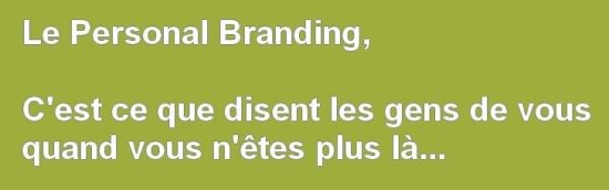 le personal branding