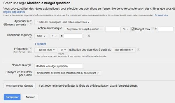 Comment trouver ses premiers clients quand on est freelance ou consultant ? – Partie 2 - Mettre en place des générateurs de prospects à la performance 18 automatiser adwords