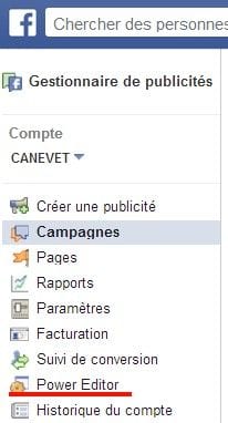 Comment trouver ses premiers clients quand on est freelance ou consultant ? – Partie 2 - Mettre en place des générateurs de prospects à la performance 21 power editor facebook