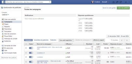 Comment trouver ses premiers clients quand on est freelance ou consultant ? – Partie 2 - Mettre en place des générateurs de prospects à la performance 19 pub facebook