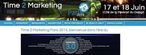 C'est l'heure... Du salon Time2marketing, RDV les 17 et 18 Juin 2 time2matketing