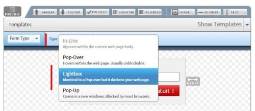Trucs et Astuces eMailing - Cas pratique avec Aweber partie 1 10 pop up aweber