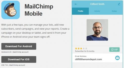 mailchimp mobile