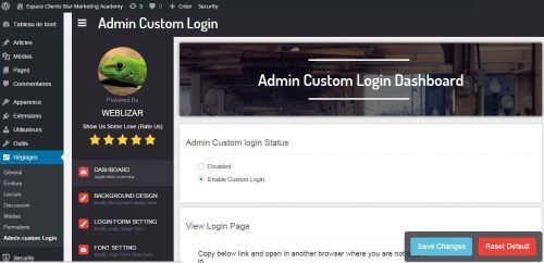 custom admin plugin