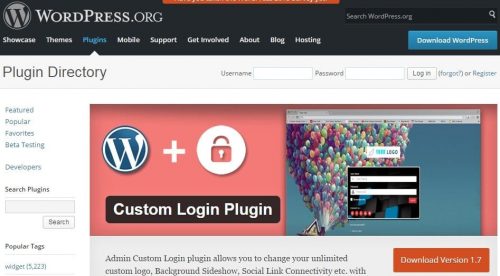 custom login wordpress