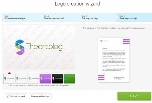 créer un logo