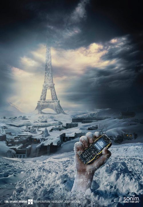 Bon courage aux Parisiens : les 80 publicités les plus créatives sur la Neige #neigeparis 34
