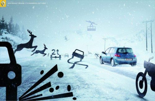 Bon courage aux Parisiens : les 80 publicités les plus créatives sur la Neige #neigeparis 62