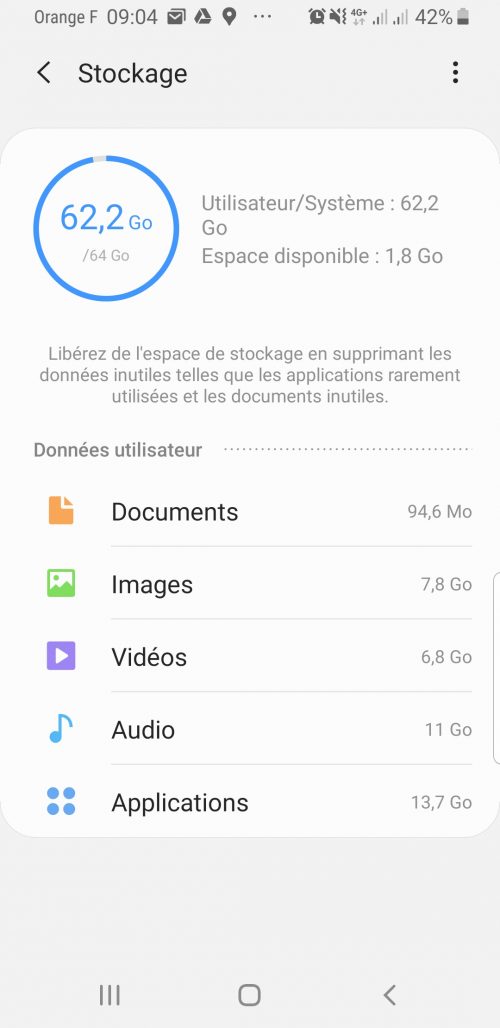 Comment gagner de l'espace sur son Smartphone ? Il suffit de déplacer vos applications sur la carte SD ! 2 Comment gagner de l'espace sur son Smartphone ? Il suffit de déplacer vos applications sur la carte SD ! 2