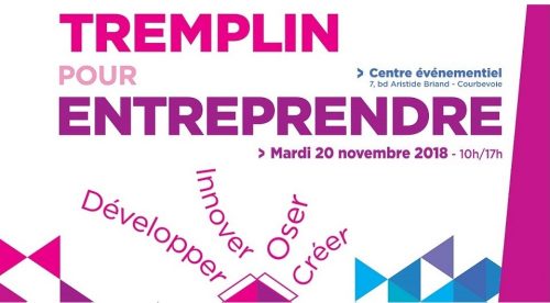 Vous êtes créateur d'entreprise ? RDV le 20/11 au Tremplin pour entreprendre à Courbevoie ! 6