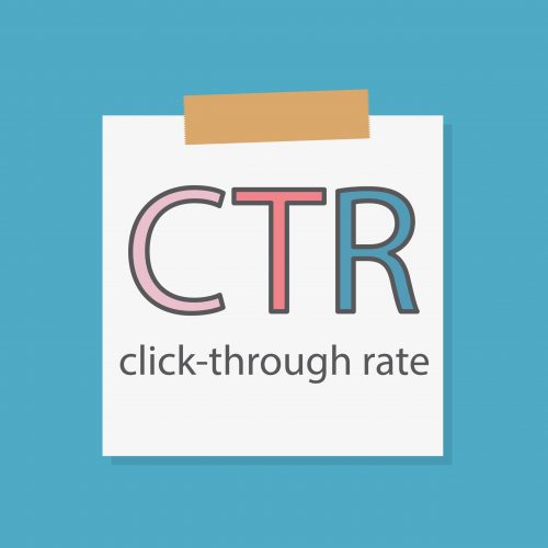 La définition du Taux de clic (Clickthrough Rate en anglais ou CTR) 6