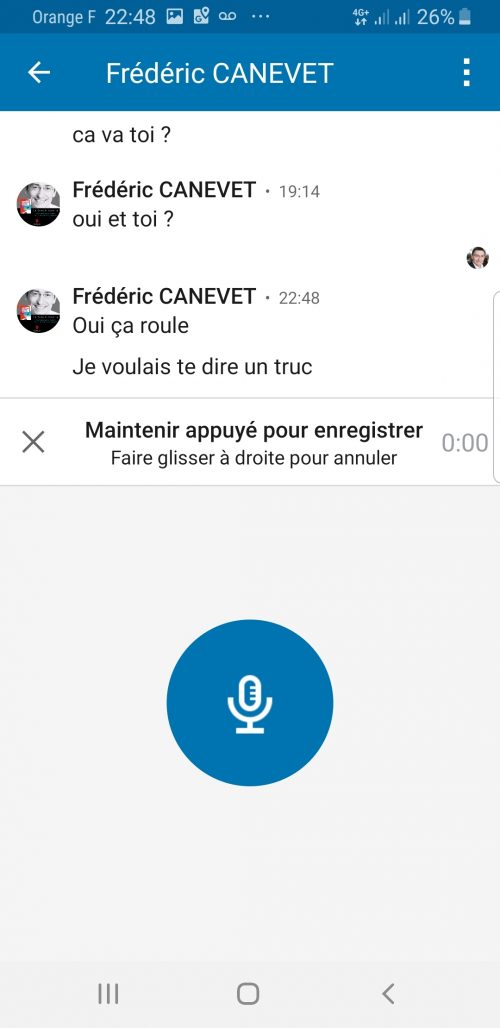 Comment et pourquoi utiliser les messages vocaux LinkedIn avec l’App Mobile ? 6 Comment et pourquoi utiliser les messages vocaux LinkedIn avec l’App Mobile ? 4