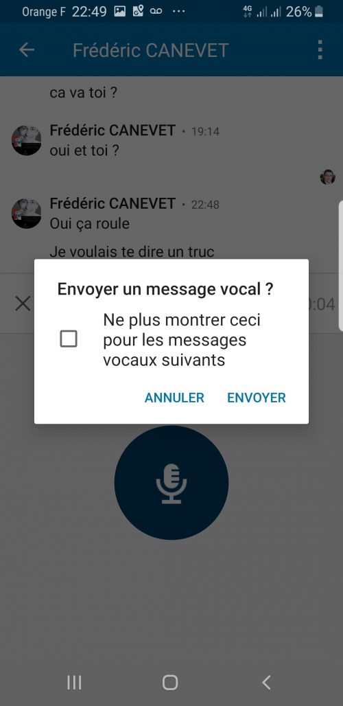 Comment et pourquoi utiliser les messages vocaux LinkedIn avec l’App Mobile ? 7 Comment et pourquoi utiliser les messages vocaux LinkedIn avec l’App Mobile ? 5