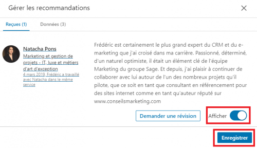 Comment modifier ou supprimer une recommandation Linkedin ? 9 Comment modifier ou supprimer une recommandation Linkedin ? 8