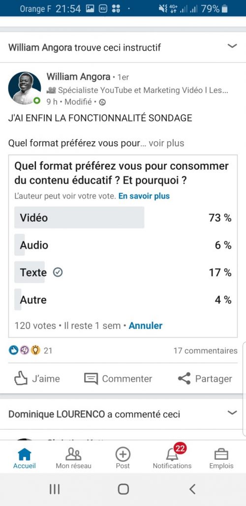 Comment créer un sondage sur Linkedin ? La méthode en 3 étapes ! 16 Comment créer un sondage sur Linkedin ? La méthode en 3 étapes ! 15