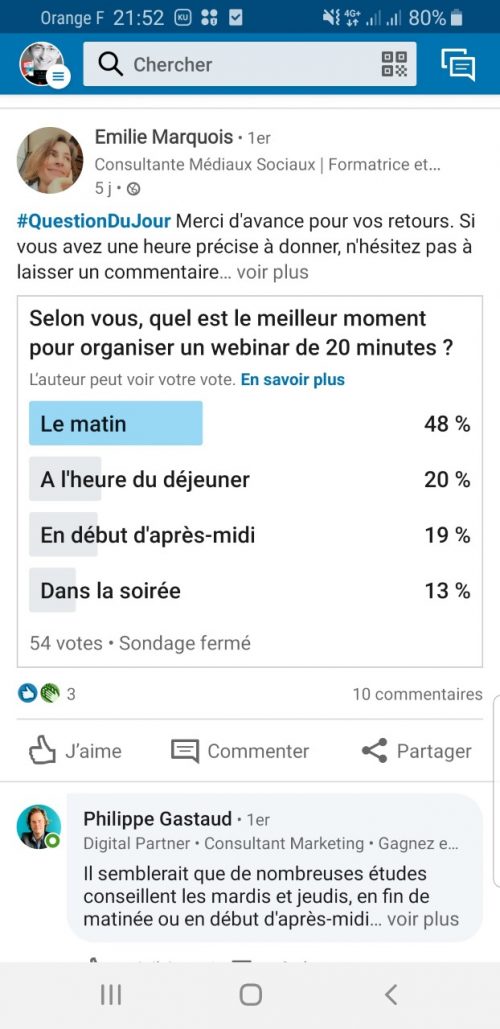 Comment créer un sondage sur Linkedin ? La méthode en 3 étapes ! 15 Comment créer un sondage sur Linkedin ? La méthode en 3 étapes ! 14
