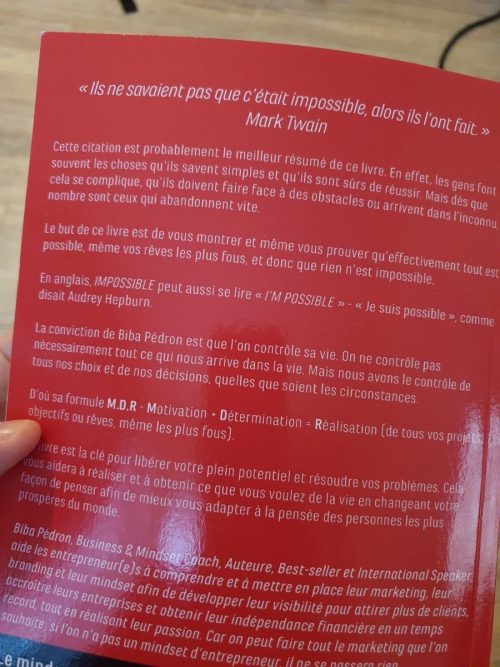 MDR, la formule Gagnante pour réussir sa vie - Le Livre de Biba Pedron 3 MDR, la formule Gagnante pour réussir sa vie - Le Livre de Biba Pedron 3