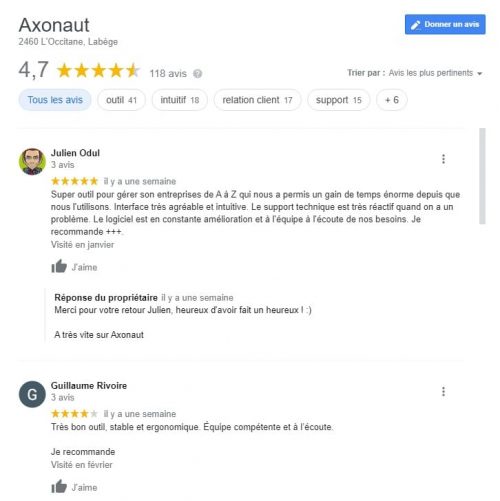 Spécial logiciel CRM : Les 13 meilleurs logiciels de CRM pour une PME en France 22 avis axonaut