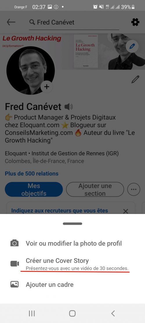 Comment faire une Linkedin cover story ? Voici le tuto pas à pas ! 7 Comment faire une Linkedin cover story ? Voici le tuto pas à pas ! 7