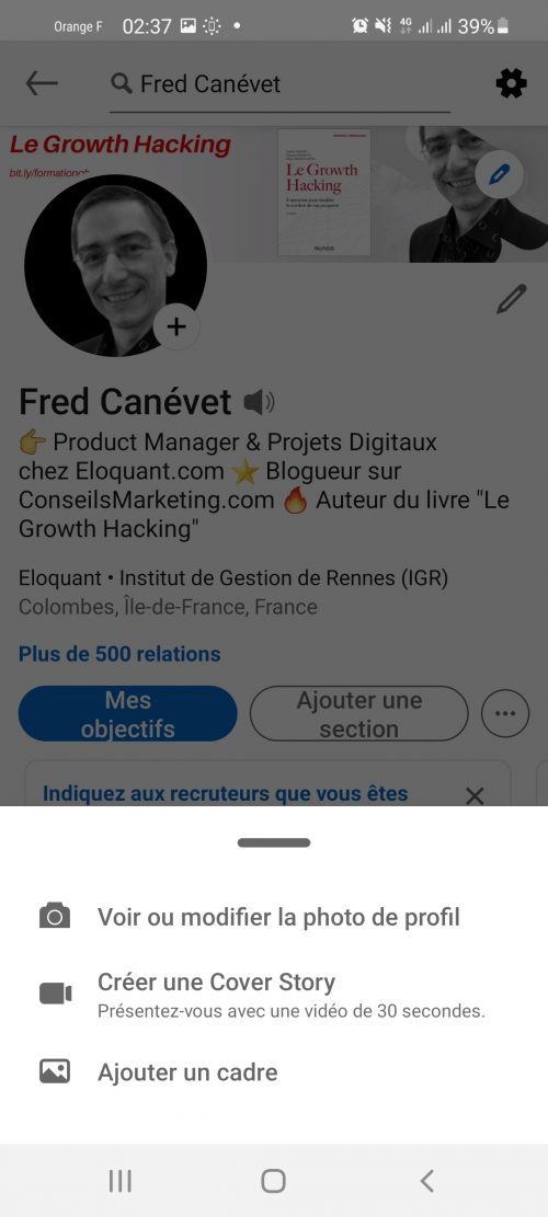 Comment faire une Linkedin cover story ? Voici le tuto pas à pas ! 6 Comment faire une Linkedin cover story ? Voici le tuto pas à pas ! 6
