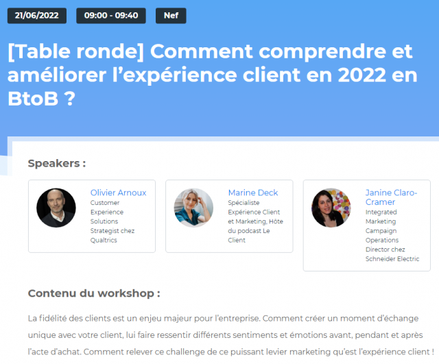 5 conférences à ne pas manquer lors de l'événement Inbound Marketing France 2022 ! 14