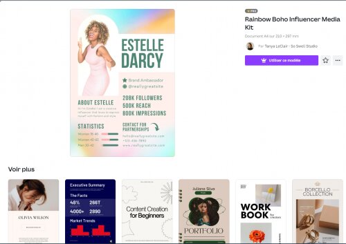 Comment créer un media kit pour son blog, son compte Tiktok... ? Le tuto pas à pas ! 2 Comment créer un media kit pour son blog, son compte Tiktok... ? Le tuto pas à pas ! 2