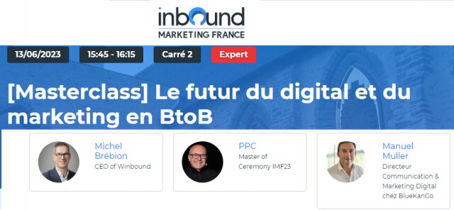 Quelles vont être les tendances du marketing B2B en 2024 ? Découvrez la réponse lors d'Inbound Marketing France 2023 ! 5 Quelles vont être les tendances du marketing B2B en 2024 ? Découvrez la réponse lors d'Inbound Marketing France 2023 ! 5