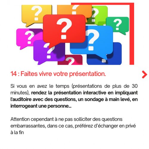 18 conseils incontournables pour réussir ses présentations ! 42 18 conseils incontournables pour réussir ses présentations ! 42
