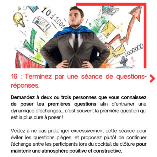 18 conseils incontournables pour réussir ses présentations ! 44 18 conseils incontournables pour réussir ses présentations ! 44