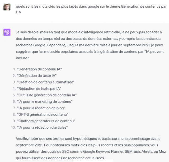 Génération de contenus par l’IA, quels sont les avantages et les limites ? 24 Génération de contenus par l’IA, quels sont les avantages et les limites ? 24