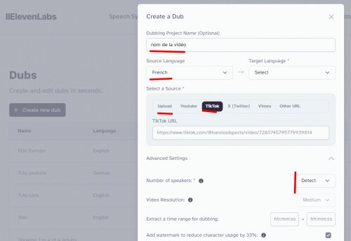 Traduire automatiquement ses vidéos en des dizaines de langues en quelques minutes, c'est possible avec Elevenlabs ! 3 Traduire automatiquement ses vidéos en des dizaines de langues en quelques minutes, c'est possible avec Elevenlabs ! 2