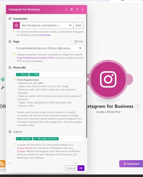 Générez automatiquement des publications optimisées pour les réseaux sociaux et les images avec Make ! 17 Générez automatiquement des publications optimisées pour les réseaux sociaux et les images avec Make ! 17