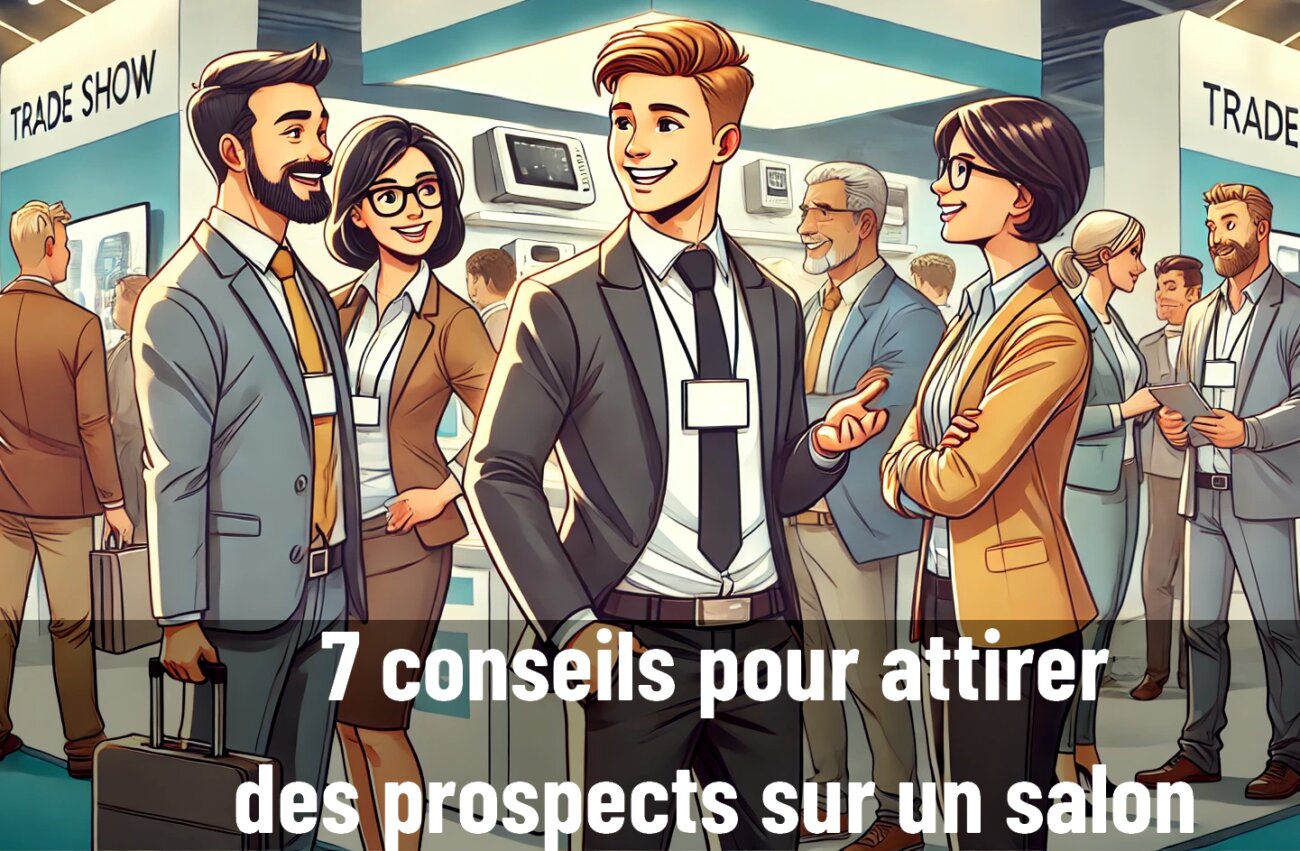 7 astuces pour attirer des prospects lors d’un salon : flyers, partenariats, conférences… 1 7 astuces pour attirer des prospects lors d’un salon : flyers, partenariats, conférences… 1