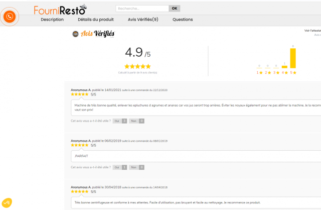 Les avis clients, un levier clé pour optimiser la conversion d'un site e-commerce ! 9 Les avis clients, un levier clé pour optimiser la conversion d'un site e-commerce ! 7