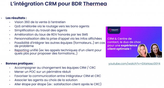 Webinaire : Le duo CRM & Centre de contacts, la clé pour optimiser ses parcours clients 7 Webinaire : Le duo CRM & Centre de contacts, la clé pour optimiser ses parcours clients 7