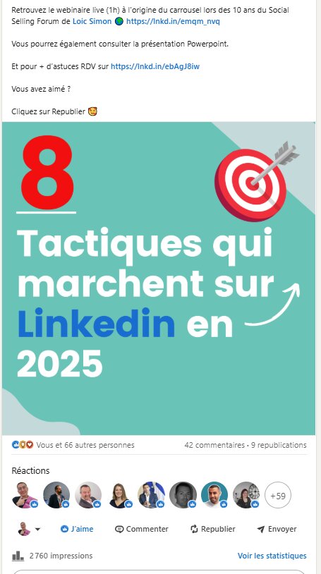 8 tactiques qui marchent sur Linkedin en 2025 ! 36 8 tactiques qui marchent sur Linkedin en 2025 ! 36
