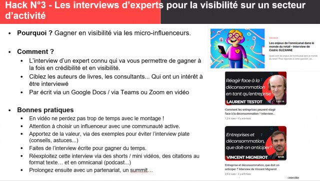 Mes 5 hacks préférés pour trouver plus de clients - Replay des Avengers du Web 5 Mes 5 hacks préférés pour trouver plus de clients - Replay des Avengers du Web 5