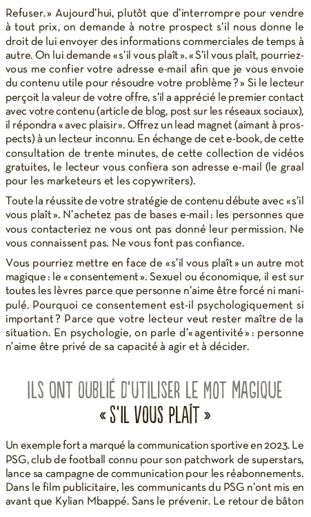 Les Mots Magiques, le nouveau manuel de Copywriting de Sélim Niederhoffer 13 Les Mots Magiques, le nouveau manuel de Copywriting de Sélim Niederhoffer 12