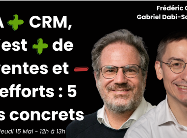 CRM+ IA, c’est plus de ventes et moins d’efforts... Les cas concrets ! 6 CRM IA
