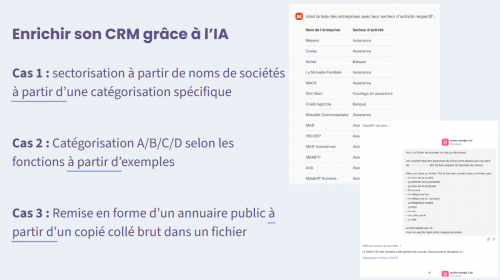 CRM+ IA, c’est plus de ventes et moins d’efforts... Les cas concrets ! 12 CRM+ IA, c’est plus de ventes et moins d’efforts... Les cas concrets ! 11