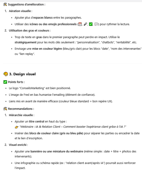 10 conseils pour utiliser l'IA + 20 prompts pour améliorer les performances de ses emailings 62 10 conseils pour utiliser l'IA + 20 prompts pour améliorer les performances de ses emailings 60