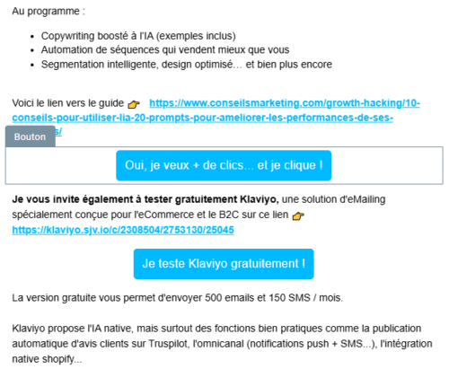 10 conseils pour utiliser l'IA + 20 prompts pour améliorer les performances de ses emailings 31 10 conseils pour utiliser l'IA + 20 prompts pour améliorer les performances de ses emailings 29