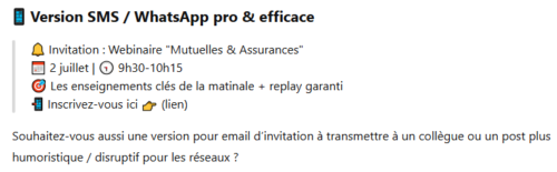 10 conseils pour utiliser l'IA + 20 prompts pour améliorer les performances de ses emailings 19 10 conseils pour utiliser l'IA + 20 prompts pour améliorer les performances de ses emailings 17