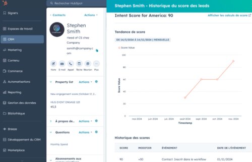 CRM Marketing : les fonctions qui font gagner du temps au quotidien - Illustration avec HubSpot ! 23 CRM Marketing : les fonctions qui font gagner du temps au quotidien - Illustration avec HubSpot ! 21