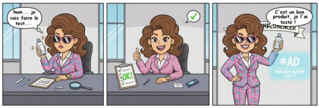Influence responsable : entre régulation, transparence et éthique dans le marketing digital 14 test de produit