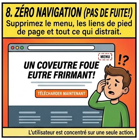 Landing page : 17 astuces pour optimiser la conversion de vos Pages de Vente 63 Landing page : 17 astuces pour optimiser la conversion de vos Pages de Vente 59