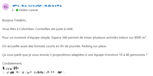 Comment réussir ses cold mailing et ne pas passer pour un robot ? 10 Comment réussir ses cold mailing et ne pas passer pour un robot ? 8